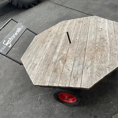 Stallwagen Heu-Rundballen Plattformwagen Scharwath-Metallwaren