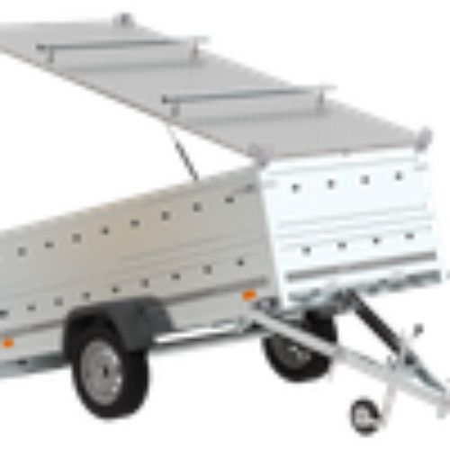 Anhänger GARDEN TRAILER 264 KIPP mit Bordwandaufsatz und Aludeckel