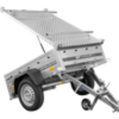 Einachsanhänger 750 kg 150×106 Garden Trailer 150 KIPP mit Alu-Deckel