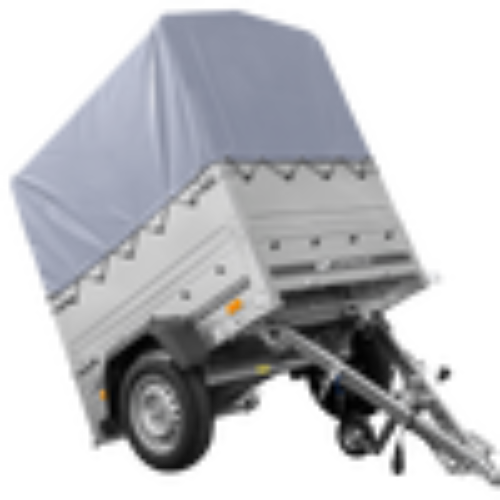 Neuanhänger Kipper ungebremst GARDEN TRAILER 150 KIPP mit zusätzlichen Bordwänden, Stützrad, Hochplane und Hochspriegel