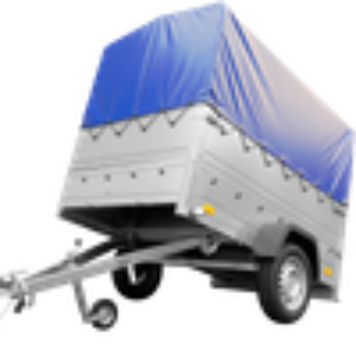 Ungebremster Kipper GARDEN TRAILER 201 KIPP mit zusätzlichen Bordwänden, Stützrad, Hochplane und Hochspriegel