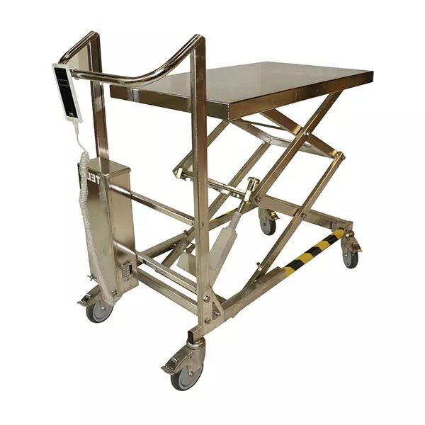 Edelstahl-Hubtisch – Max. Hubhöhe 980 mm – Max. Tragfähigkeit 200 kg